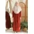Ruffle Maxi - Brick